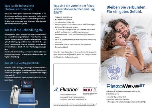 Patientenflyer PiezoWave2T Urologie