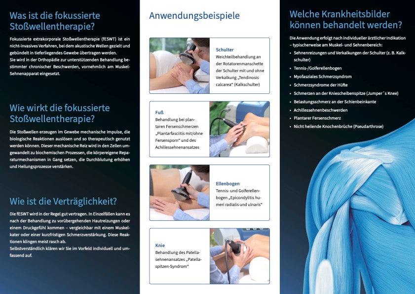 Patientenflyer Piezowave2T Orthopädie