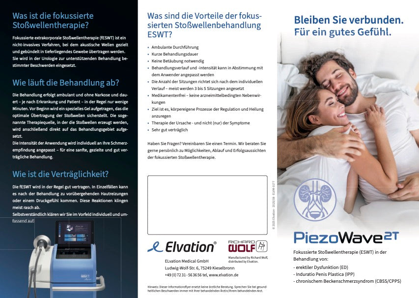 Patientenflyer PiezoWave2T Urologie